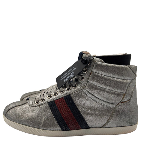 Gucci Glitter Web High Womens ' EU 37 / US W 7