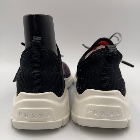 Prada XY Knit Women's 'Black Orange Pink White' | EU 36 / US W 6