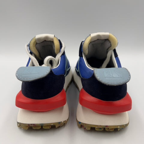 Lanvin Basket Sneaker 'Blue Red 865' | US 1Y / EU 32