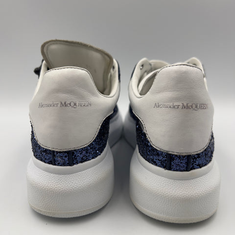 Alexander McQueen Oversized Glitter Sneaker 'Crystal Blue' | US 1.5Y / EU 33