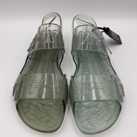 Off-White Zip Tie Jelly Sandal 'Clear' | US 4.5Y / EU 36