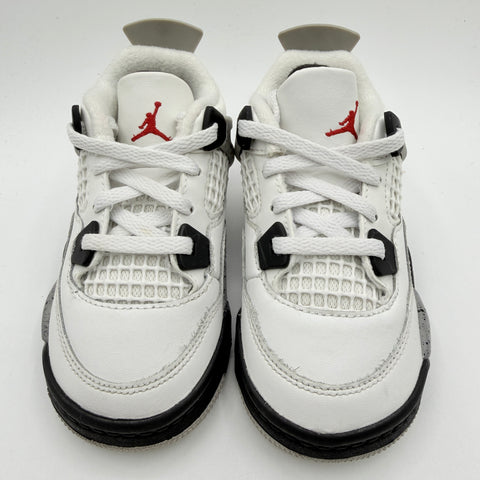 Air Jordan 4 Retro 'White Cement (TD)' | US 8C (No Box)