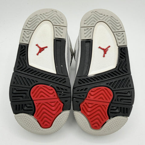 Air Jordan 4 Retro 'White Cement (TD)' | US 8C (No Box)