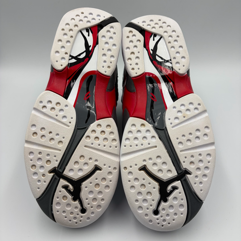 Air Jordan 8 Retro GS 'White True Red (2025)' | US GS 6.5