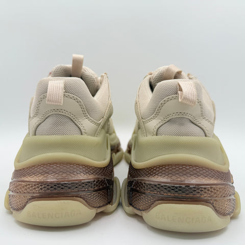 Balenciaga Triple S Clear Sole 'Beige (Women's) | EU W 37 / US W 7