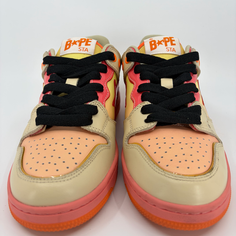 A Bathing Ape Bape SK8 Sta `Orange` | US M 6