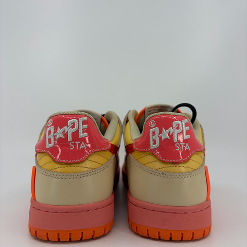 A Bathing Ape Bape SK8 Sta `Orange` | US M 6