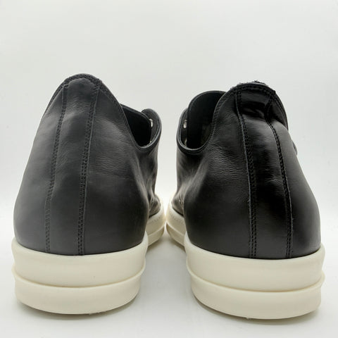 Rick Owens Concordians Low 'Full Grain Cow Leather Black Milk | EU M 43 / US M 10