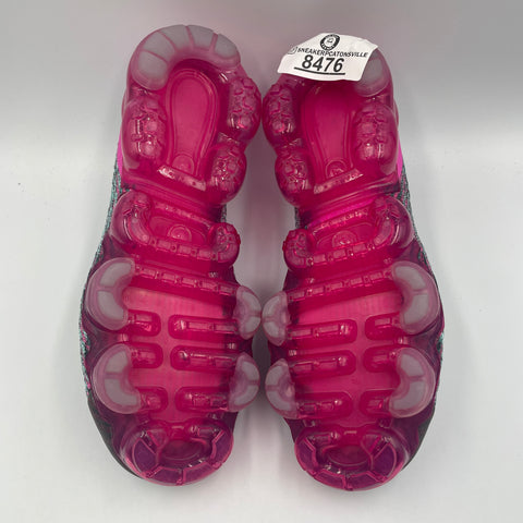 Nike Air Vapormax Flyknit 3 Gunsmoke Fuchsia W | US W 8.5 (No Box)