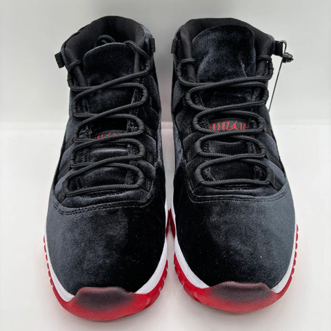Air Jordan 11 Retro 'Bred Velvet (2024)' | US W 9 / US M 7.5 (No Box)