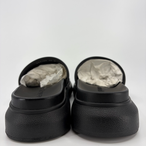 Alexander McQueen Rubber Hybrid Slide 'Black, | EU M 43 / US M 10