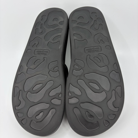 Alexander McQueen Rubber Hybrid Slide 'Black, | EU M 43 / US M 10