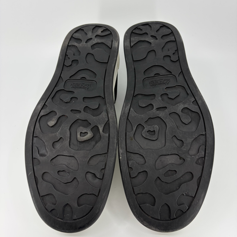 Alexander McQueen Deck Skate Plimsoll Lace-Up Canvas 'White Black' | EU M 44 / US M 11