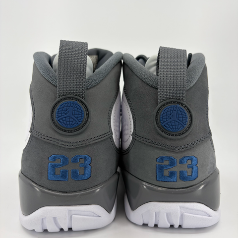 Jordan 9 Retro `Flint Grey French Blue (2026)` | US M 9 (No Box)
