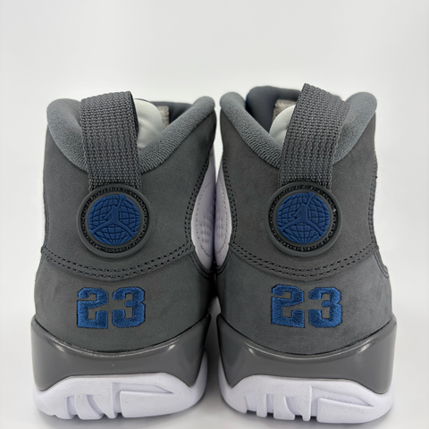 Jordan 9 Retro `Flint Grey French Blue (2026)` | US M 8 (No Box)