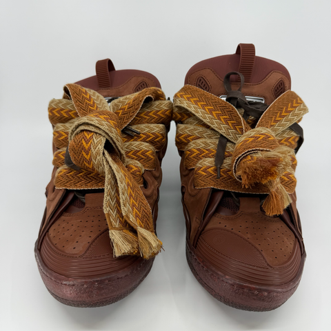 Lanvin Leather Curb `Speckled Effect Brown` | EU 45 / US M 12
