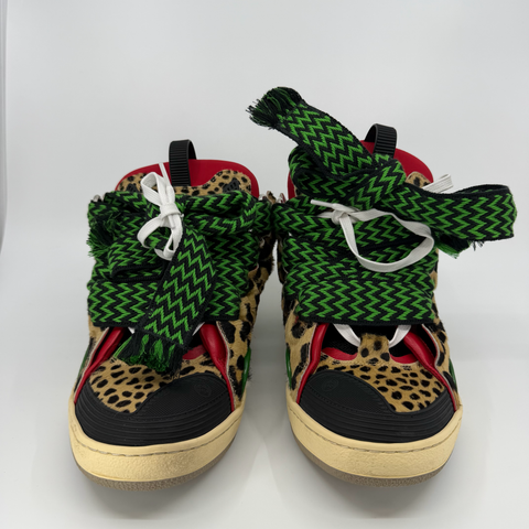 Lanvin Curb `Leopard` | EU 42 / US M 9