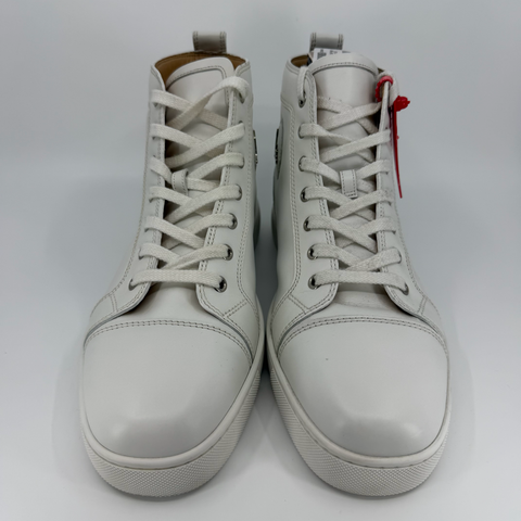 Christian Louboutin Flat Calf High 'White' | EU M 43.5 / US M 10.5