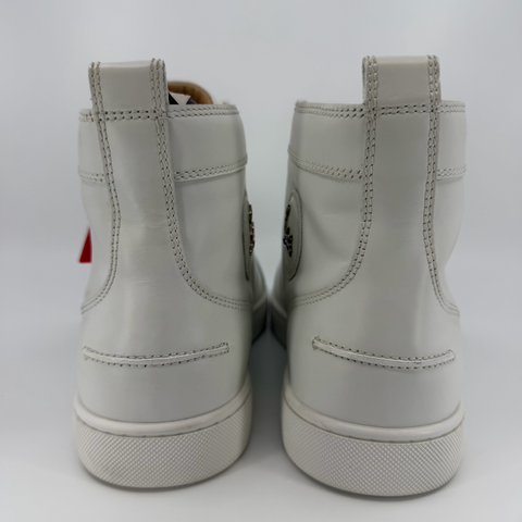 Christian Louboutin Flat Calf High 'White' | EU M 43.5 / US M 10.5