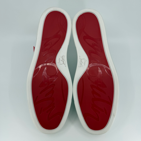 Christian Louboutin Flat Calf High 'White' | EU M 43.5 / US M 10.5