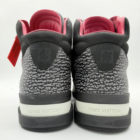 Louis Vuitton Trainer High Top 'Black Elephant Print' | US M 8