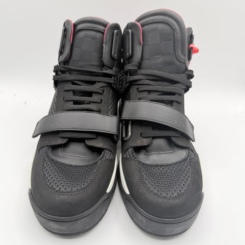 Louis Vuitton Trainer High Top 'Black Elephant Print' | US M 8