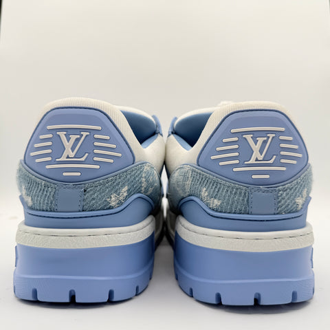 Louis Vuitton LV Monogram Maxi Blue Trainer 'Blue White' | US M 7.5