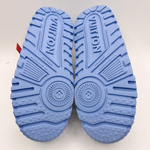 Louis Vuitton LV Monogram Maxi Blue Trainer 'Blue White' | US M 7.5