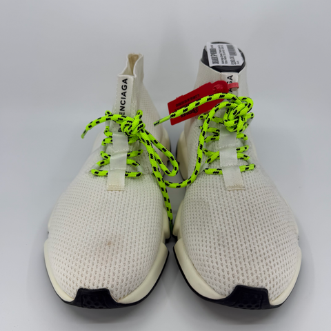 Balenciaga Speed Trainer Lace Up 'White Yellow' | EU M 43 / US M 10