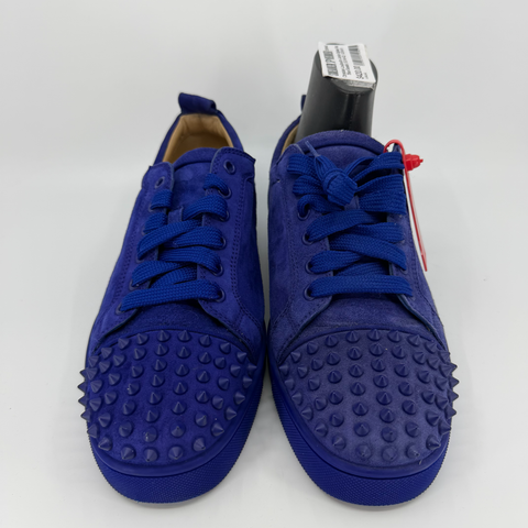 Christian Louboutin Junior Spike Flat 'Blue Suede' | EU M 42 / US M 9