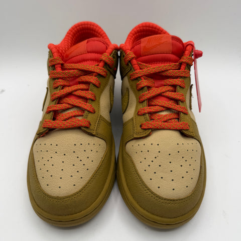 Nike Dunk Low 'Bronzine Sesame Picante Red (2023)' | US W 9 / US M 7.5 (No Box)