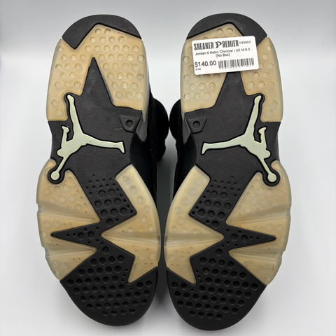 Jordan 6 Retro 'Chrome (2022)' | US M 8.5 (No Box)