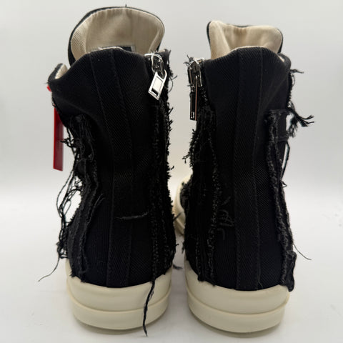 Rick Owens Drkshdw Slashed Sneaks 'Black Milk' | EU M 43 / US M 10