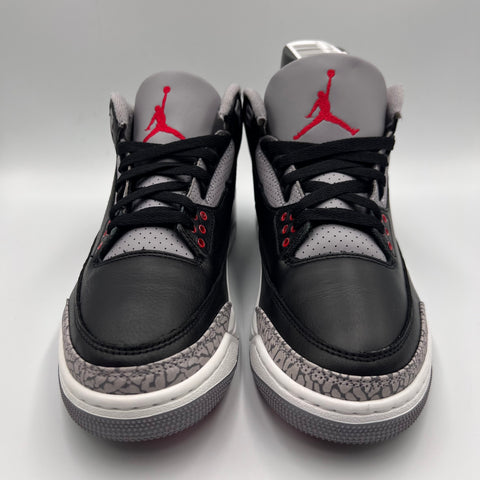 Air Jordan 3 Retro `Black Cement (2024)` | US M 8.5