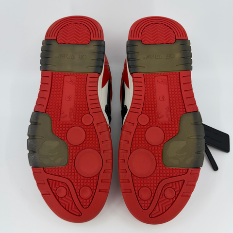 OFF-WHITE Out Of Office OOO Low Tops 'Red Black` | EU M 40 / US M 7