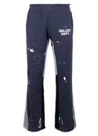 Gallery Dept Painted Flare Sweatpants 'Navy Grey' | US M X-Large