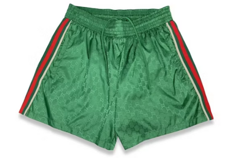 Gucci GG Jacquard Nylon Swim Short 'Green (EU Exclusive)' | EU M 46 / US M Small