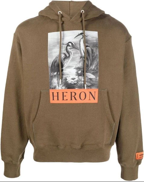 Heron Preston Hoodie 'Heron BW Brown' | US M (Medium)