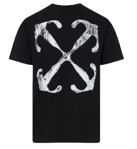 Off White Scratch Arrow Tee 'Black' | US M (Medium)